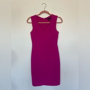 Banana Republic Fuchsia Sleeveless Midi Dress